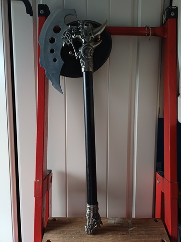 Decorative axe with - with, wall