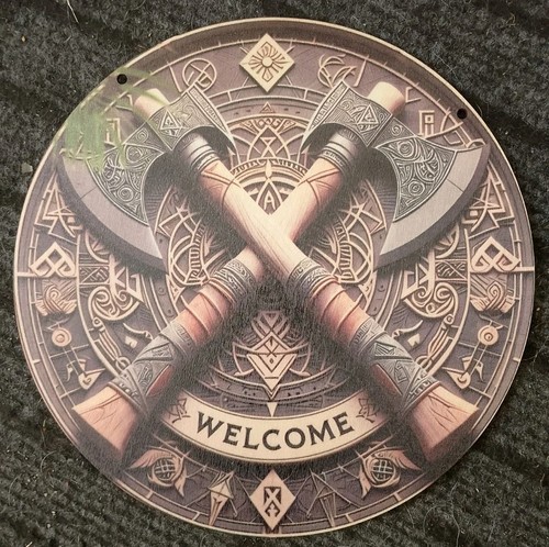 Retro welcome viking - retro,