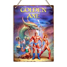 Golden Axe Retro Gaming Metal